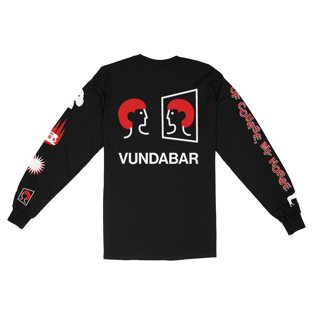 Of Course Long Sleeve- Black – Vundabar