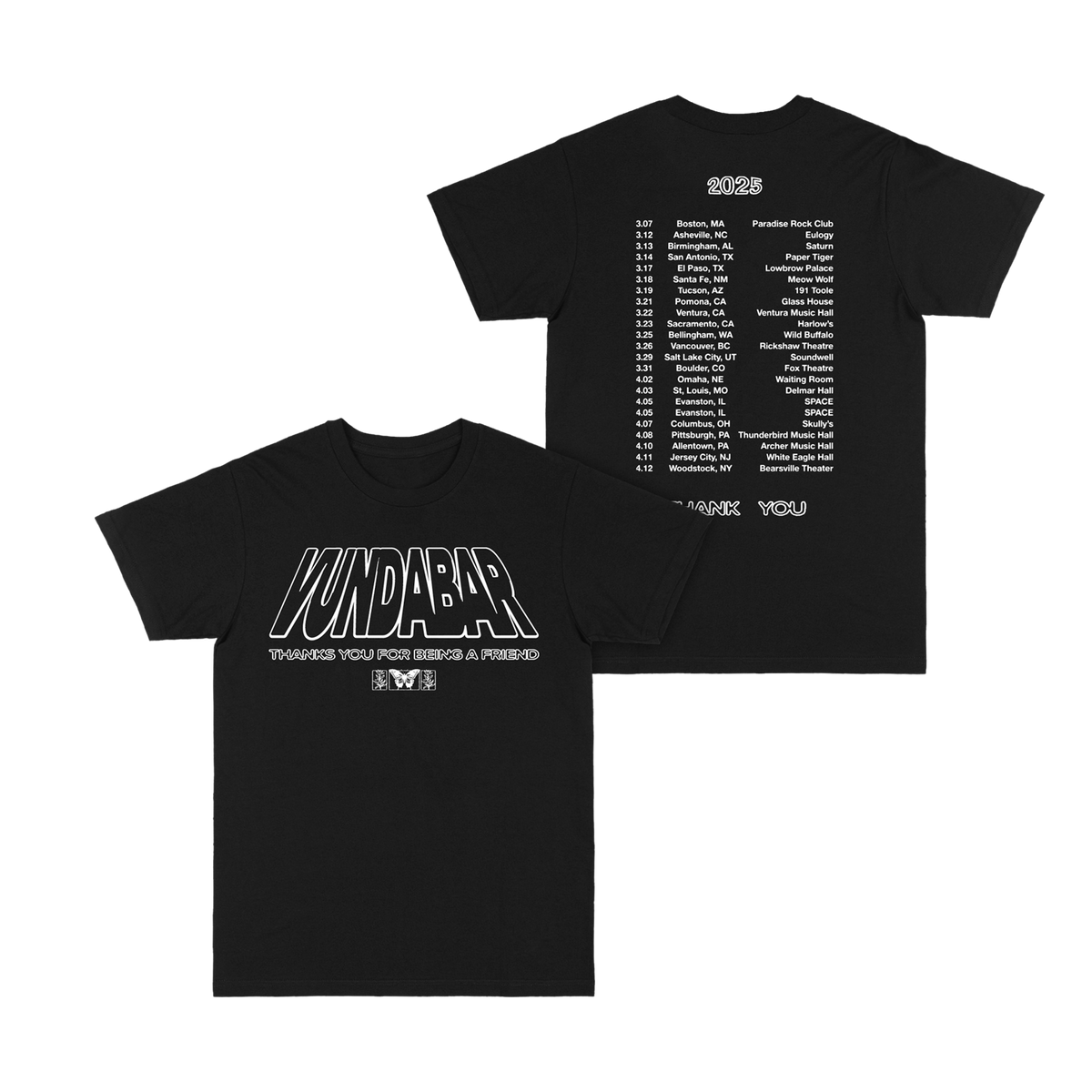 Tour Tee – Vundabar