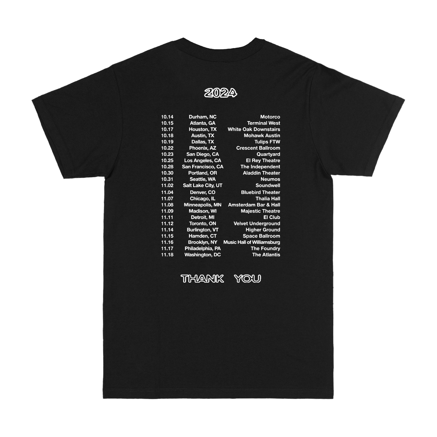 Thanks For Being A Friend Tour Tee – Vundabar