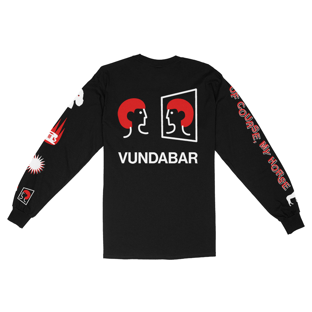 Of Course Long Sleeve- Black
